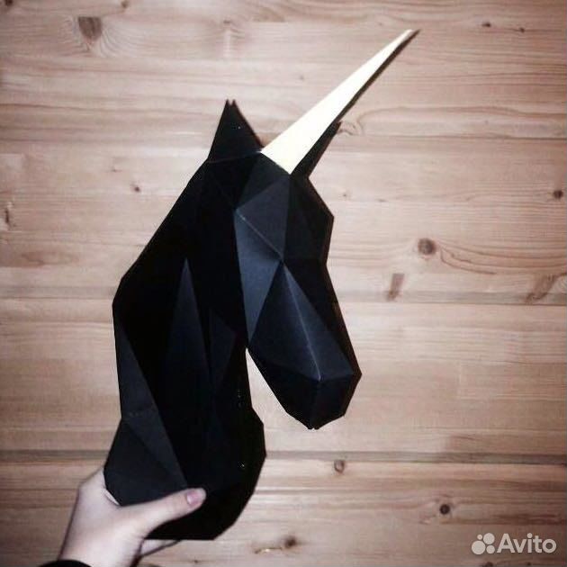 Единорог подарок papercraft