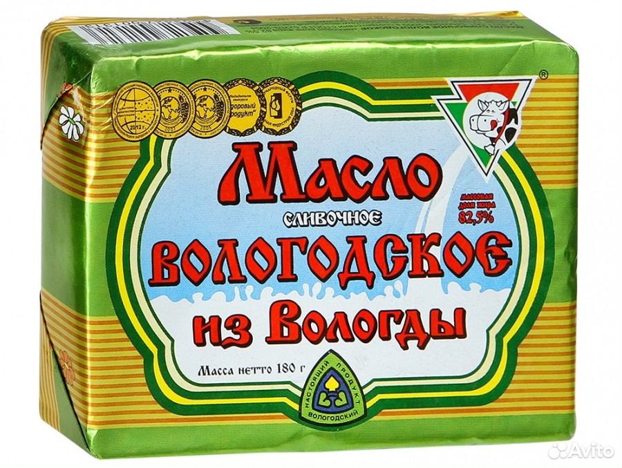 Масло сливочное вологодское из вологды купить на Зозу.ру - фотография № 1