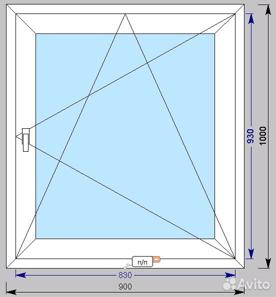 Окно Пластиковое 1000х1200 Цена Готовое Купить
