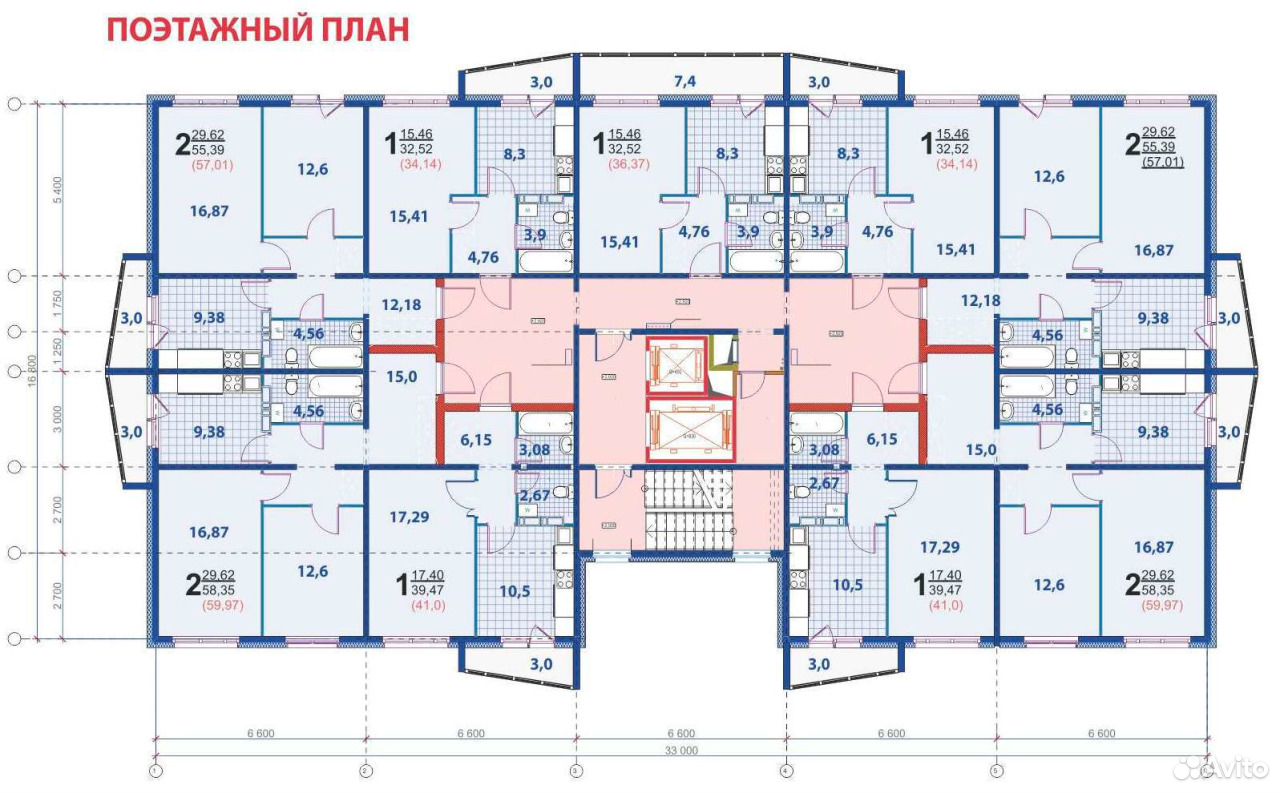 Номер на поэтажном плане