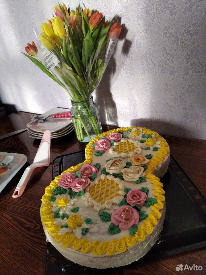 Торты домашние бисквитные любые на заказ купить на Зозу.ру - фотография № 2