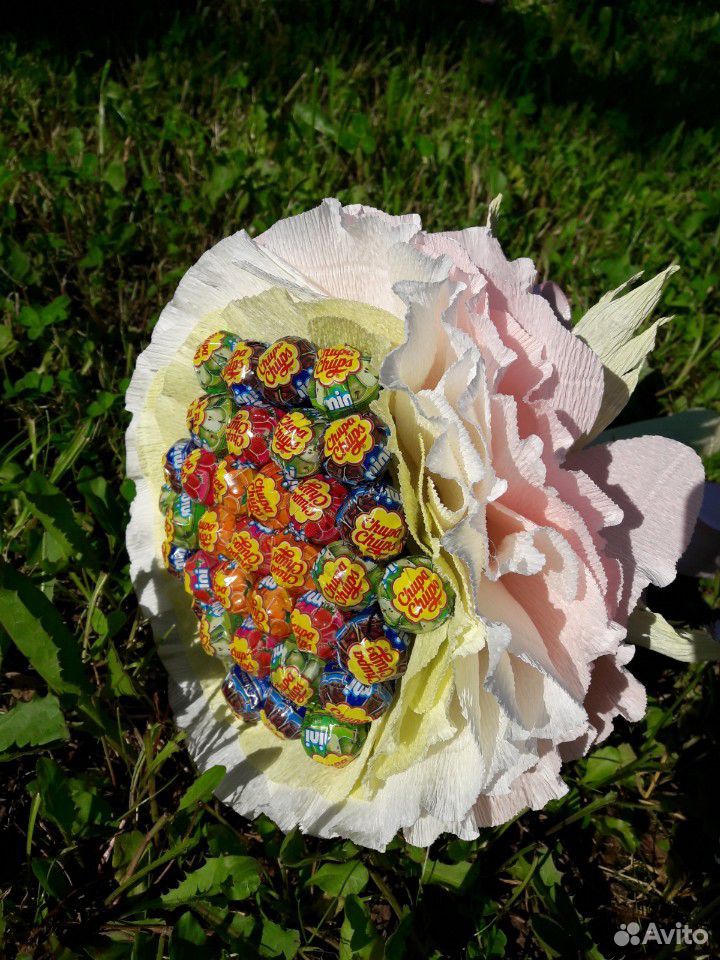 Сладкий цветочек с карамелью чупа-чупс мини купить на Зозу.ру - фотография № 6