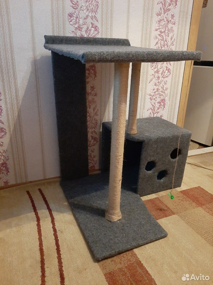 Когтеточка. Игровой домик(комплекс) для кошки купить на Зозу.ру - фотография № 2