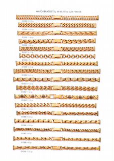 Названия плетений золотых браслетов для женщин