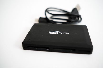Картридер AIR tone AT-CR01 Black USB Hub
