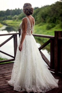 Свадебное платье и украшения