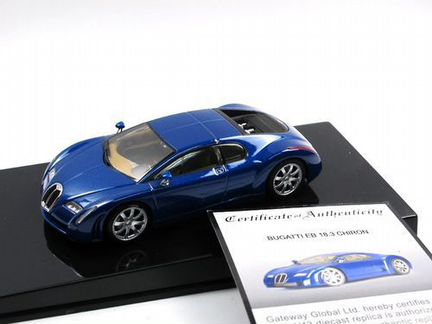 Модель автомобиля Bugatti EB 18.3 Chiron 1999 1/43