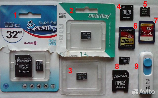 Flash и SD-карты