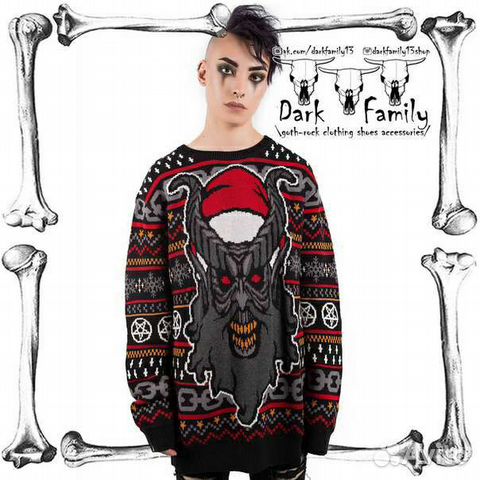 hail santa sweater