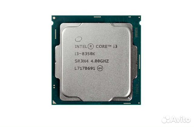 Процессор intel core i3 8350k фото