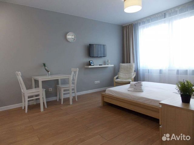 

Квартира-студия, 34 м², 1 кровать