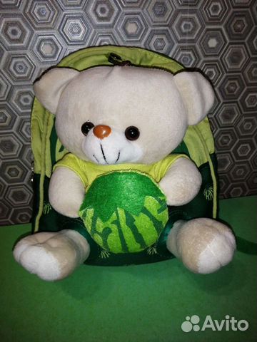 Детский рюкзак с игрушкой