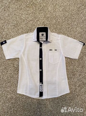 Рубашка с коротким рукавом на мальчика