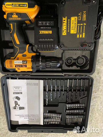 Инструмент Dewalt 21 v с набором