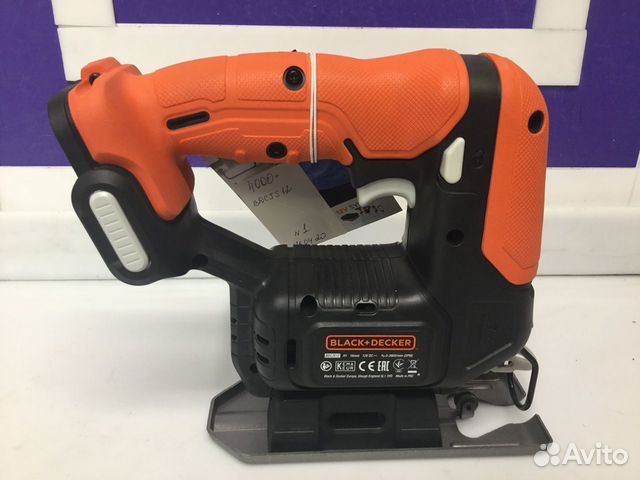 Лобзик аккумуляторный black&decker bdcjs12N №1