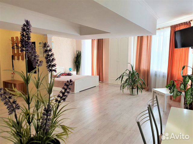 

Квартира-студия, 52 м², 1 кровать