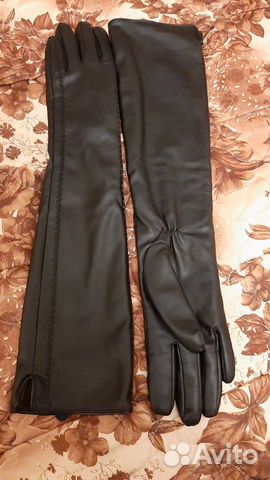 Перчатки кожаные
