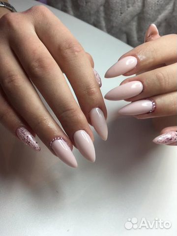 Наращивание ногтей, гель-лак, комбинированный мани