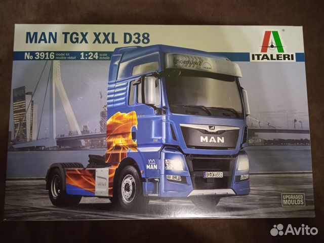 Neu Italeri 3916-1/24 Man Tgx Xxl D38 E6 Edition