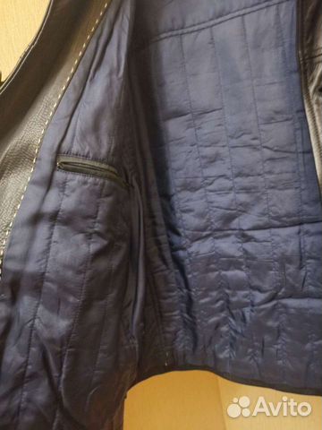 Кожаная куртка мужская 48-50