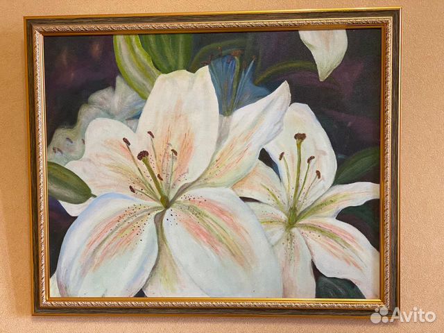 Картина на холсте Лилии
