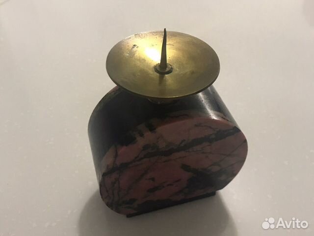 Подсвечник из змеевика