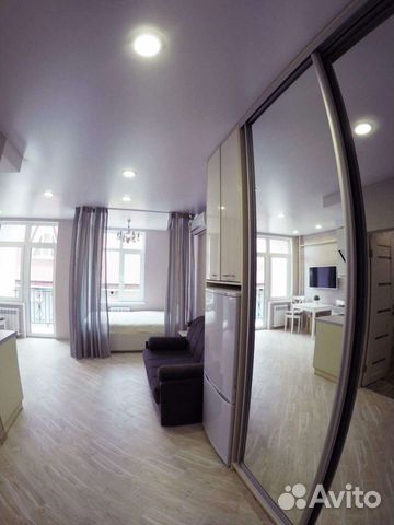 

Квартира-студия, 28 м², 2 кровати