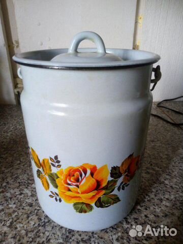 Бидон эмалированный 3 л. СССР новый