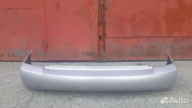 Бампер задний Hyundai accent в цвет серебристый Ак