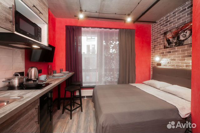 

Квартира-студия, 18 м², 1 кровать
