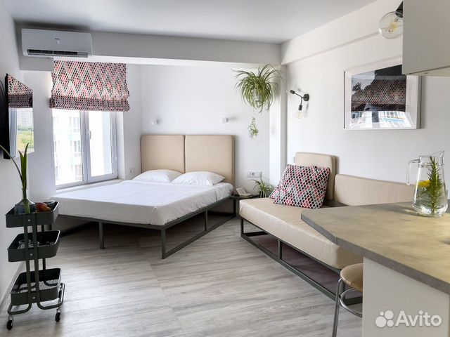 

Квартира-студия, 25 м², 2 кровати