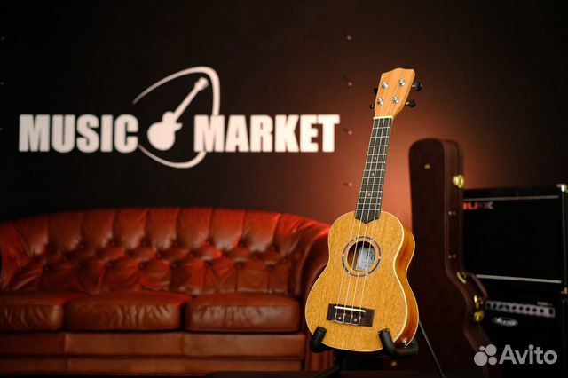 Укулеле Сопрано с подключением (Комплект)