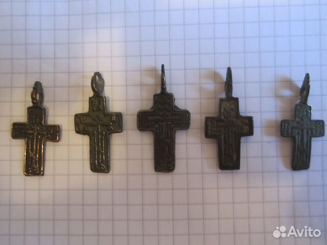 Старинные нательные крестики