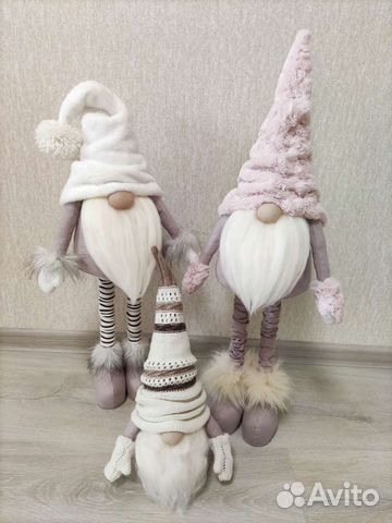 Скандинавский рождественский гном новогодний подар