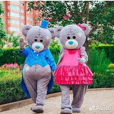 Ростовые куклы.Мишки Тедди и Татти, Зайка, Котик