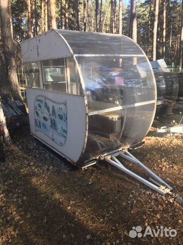 Сани-прицеп к снегоходу для зимней рыбалки