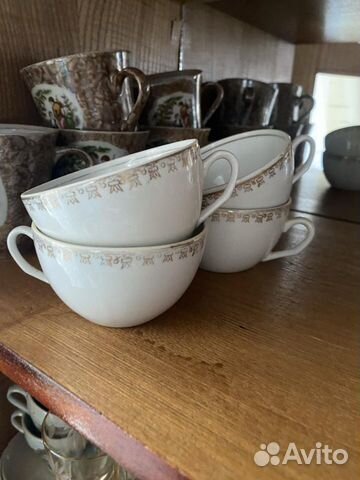 Чашки белые чудово СССР