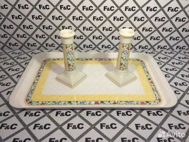 Villeroy & Boch Virginia поднос, подсвечники