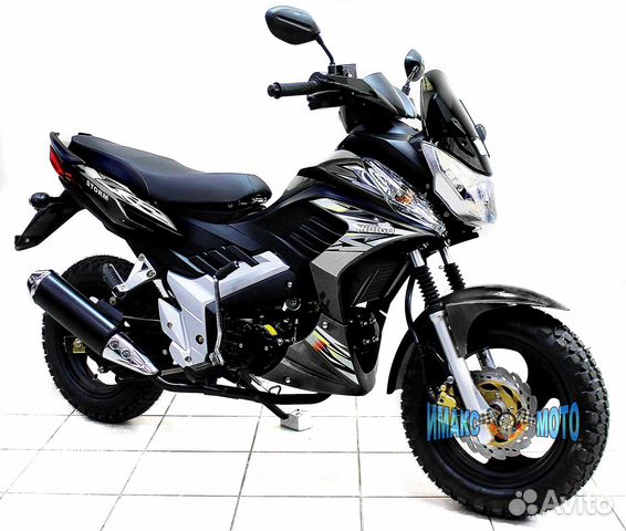 Мопед Storm Cross механика 125 см3 черный