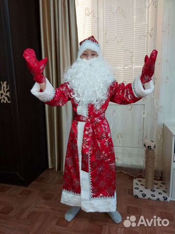 Костюм деда Мороза, детский, прокат