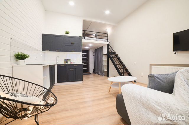 

Квартира-студия, 30 м², 2 кровати
