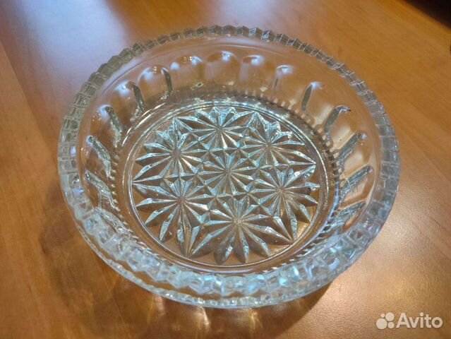 Пепельница СССР стекло