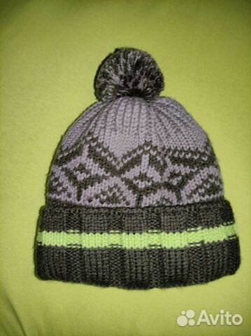 Шапка зимняя для мальчика 50-52новая