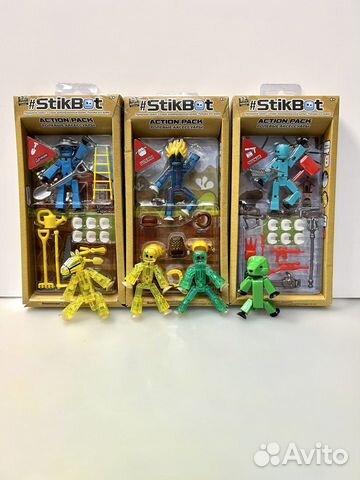 Фигурки Stikbot Стикботы