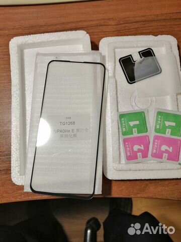 Защитное стекло на huawei P40 lite E