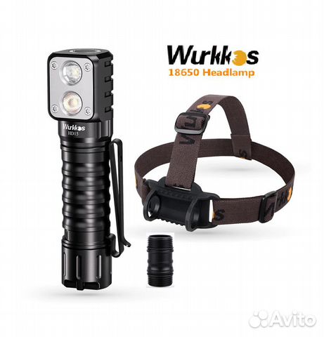 Налобный фонарь HD15 Wurkkos, новинка 2000Lm