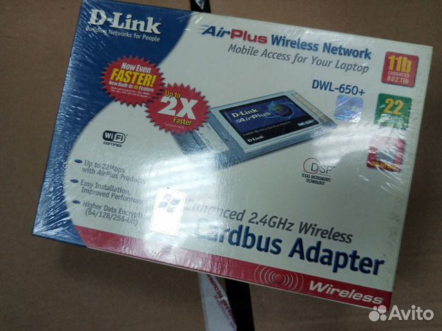 Wi-Fi адаптеры D-Link pcmcia