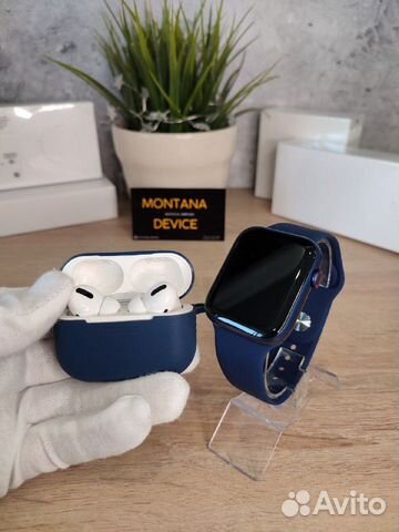 AirPods Pro + Apple Watch 8 / Чехол + Ремешок
