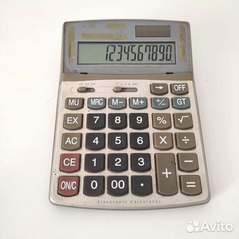 Большой калькулятор б/у, рабочий