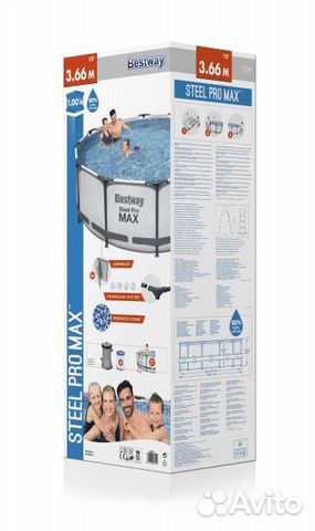 Каркасный бассейн BestWay 366х100